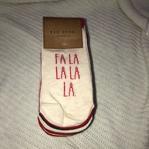 Brand new Rae Dunn Christmas ankle Socks set of 10